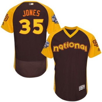 Padres #35 Randy Jones Brown Flexbase Authentic Collection 2016 All-Star National League Stitched MLB Jersey Padres #35 Randy Jones Brown Flexbase Authentic Collection 2016 All-Star National League Stitched MLB Jersey