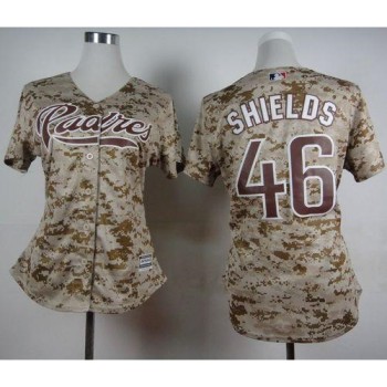 Padres #46 Craig Kimbrel Camo Alternate 2 Women's Stitched MLB Jersey Padres #46 Craig Kimbrel Camo Alternate 2 Women's Stitched MLB Jersey