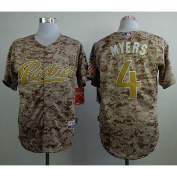 Padres #4 Wil Myers Camo Alternate 2 Cool Base Stitched MLB Jersey Padres #4 Wil Myers Camo Alternate 2 Cool Base Stitched MLB Jersey