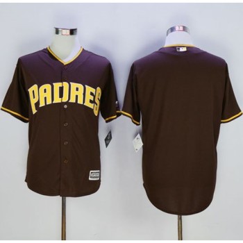 Padres Blank Brown New Cool Base Stitched MLB Jersey Padres Blank Brown New Cool Base Stitched MLB Jersey