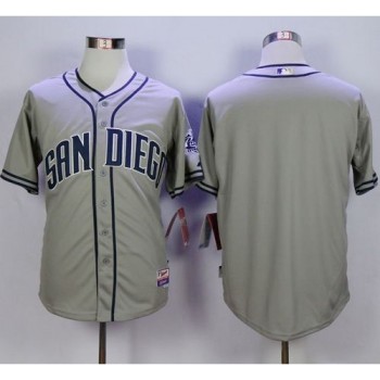 Padres Blank Grey Cool Base Stitched MLB Jersey Padres Blank Grey Cool Base Stitched MLB Jersey