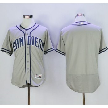 Padres Blank Grey Flexbase Authentic Collection Stitched MLB Jersey Padres Blank Grey Flexbase Authentic Collection Stitched MLB Jersey