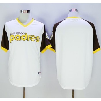 Padres Blank White 1978 Turn Back The Clock Stitched MLB Jersey Padres Blank White 1978 Turn Back The Clock Stitched MLB Jersey