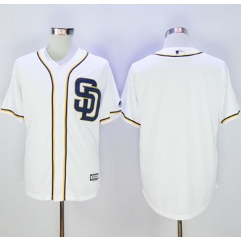 Padres Blank White New Cool Base Stitched MLB Jersey Padres Blank White New Cool Base Stitched MLB Jersey