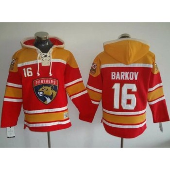 Panthers #16 Aleksander Barkov Red/Gold Sawyer Hooded Sweatshirt Stitched NHL Jersey Panthers #16 Aleksander Barkov Red/Gold Sawyer Hooded Sweatshirt Stitched NHL Jersey