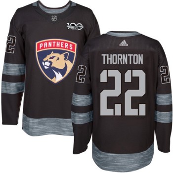 Panthers #22 Shawn Thornton Black 1917-2017 100th Anniversary Stitched NHL Jersey Panthers #22 Shawn Thornton Black 1917-2017 100th Anniversary Stitched NHL Jersey