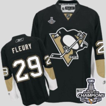 Penguins #29 Andre Fleury Black 2016 Stanley Cup Champions Stitched Youth NHL Jersey Penguins #29 Andre Fleury Black 2016 Stanley Cup Champions Stitched Youth NHL Jersey
