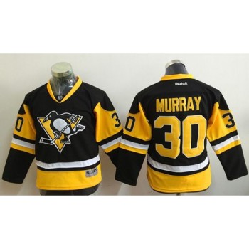 Penguins #30 Matt Murray Black Alternate Stitched Youth NHL Jersey Penguins #30 Matt Murray Black Alternate Stitched Youth NHL Jersey