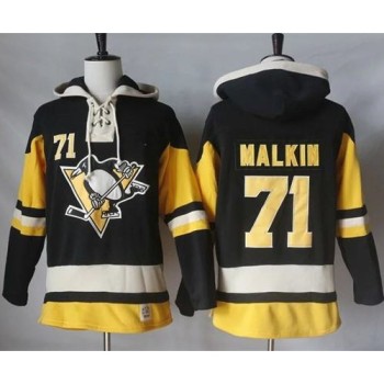 Penguins #71 Evgeni Malkin Black Alternate Sawyer Hooded Sweatshirt Stitched NHL Jersey Penguins #71 Evgeni Malkin Black Alternate Sawyer Hooded Sweatshirt Stitched NHL Jersey