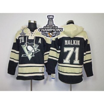 Penguins #71 Evgeni Malkin Black Sawyer Hooded Sweatshirt 2016 Stanley Cup Champions Stitched NHL Jersey Penguins #71 Evgeni Malkin Black Sawyer Hooded Sweatshirt 2016 Stanley Cup Champions Stitched NHL Jersey