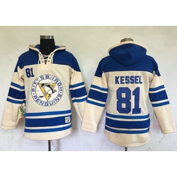 Penguins #81 Phil Kessel Cream Sawyer Hooded Sweatshirt Stitched NHL Jersey Penguins #81 Phil Kessel Cream Sawyer Hooded Sweatshirt Stitched NHL Jersey