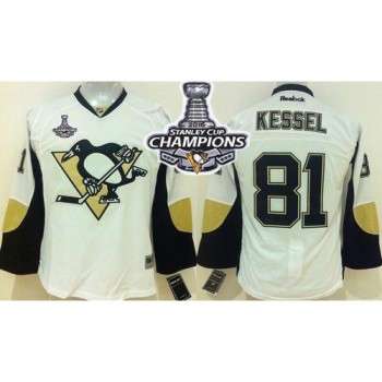 Penguins #81 Phil Kessel White 2016 Stanley Cup Champions Stitched Youth NHL Jersey Penguins #81 Phil Kessel White 2016 Stanley Cup Champions Stitched Youth NHL Jersey