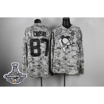 Penguins #87 Sidney Crosby Camo 2016 Stanley Cup Champions Stitched NHL Jersey Penguins #87 Sidney Crosby Camo 2016 Stanley Cup Champions Stitched NHL Jersey