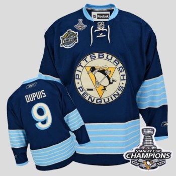 Penguins #9 Pascal Dupuis 2011 Winter Classic Vintage Dark Blue 2016 Stanley Cup Champions Stitched NHL Jersey Penguins #9 Pascal Dupuis 2011 Winter Classic Vintage Dark Blue 2016 Stanley Cup Champions Stitched NHL Jersey