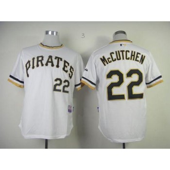 Pirates #22 Andrew McCutchen White Alternate 2 Cool Base Stitched MLB Jersey Pirates #22 Andrew McCutchen White Alternate 2 Cool Base Stitched MLB Jersey
