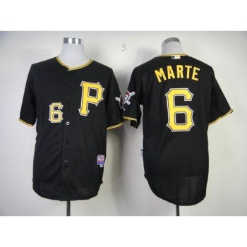 Pirates #6 Starling Marte Black Cool Base Stitched MLB Jersey Pirates #6 Starling Marte Black Cool Base Stitched MLB Jersey