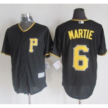 Pirates #6 Starling Marte Black New Cool Base Stitched MLB Jersey Pirates #6 Starling Marte Black New Cool Base Stitched MLB Jersey