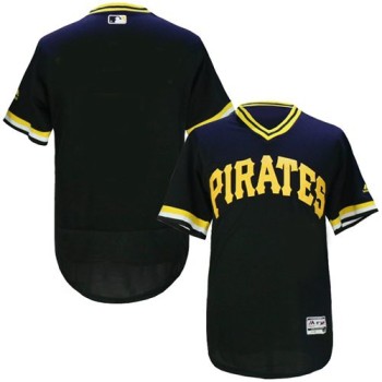 Pirates Blank Black Flexbase Authentic Collection Cooperstown Stitched MLB Jersey Pirates Blank Black Flexbase Authentic Collection Cooperstown Stitched MLB Jersey