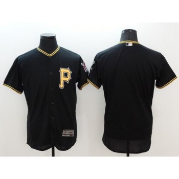 Pirates Blank Black Flexbase Authentic Collection Stitched MLB Jersey Pirates Blank Black Flexbase Authentic Collection Stitched MLB Jersey