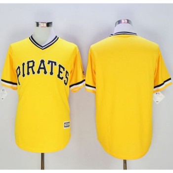 Pirates Blank Gold New Cool Base Stitched MLB Jersey Pirates Blank Gold New Cool Base Stitched MLB Jersey