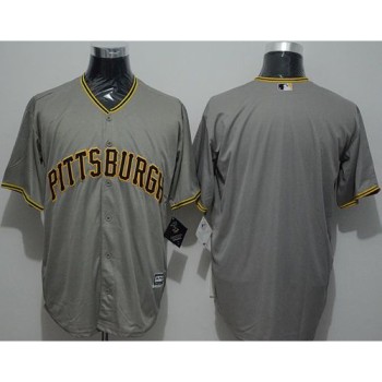 Pirates Blank Grey New Cool Base Stitched MLB Jersey Pirates Blank Grey New Cool Base Stitched MLB Jersey