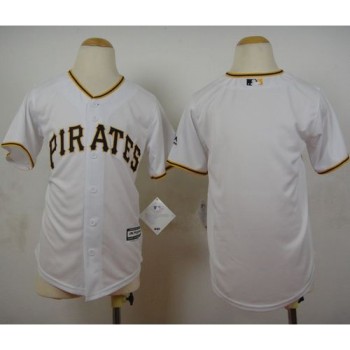Pirates Blank White Cool Base Stitched Youth MLB Jersey Pirates Blank White Cool Base Stitched Youth MLB Jersey