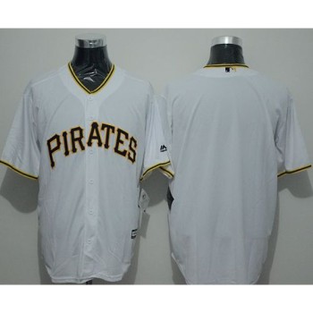 Pirates Blank White New Cool Base Stitched MLB Jersey Pirates Blank White New Cool Base Stitched MLB Jersey