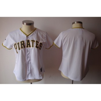 Pirates Blank White Women's Fashion Stitched MLB Jersey Pirates Blank White Women's Fashion Stitched MLB Jersey