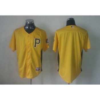 Pirates Blank Yellow Cool Base Stitched MLB Jersey Pirates Blank Yellow Cool Base Stitched MLB Jersey