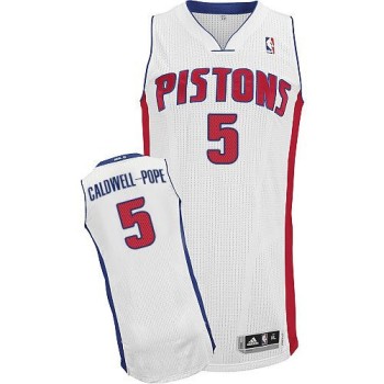 Pistons #5 Kentavious Caldwell-Pope White Stitched NBA Jersey Pistons #5 Kentavious Caldwell-Pope White Stitched NBA Jersey