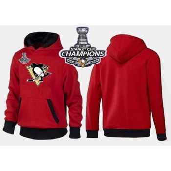 Pittsburgh Penguins Pullover 2016 Stanley Cup Champions Hoodie Red & Black Pittsburgh Penguins Pullover 2016 Stanley Cup Champions Hoodie Red & Black