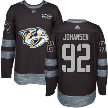 Predators #92 Ryan Johansen Black 1917-2017 100th Anniversary Stitched NHL Jersey Predators #92 Ryan Johansen Black 1917-2017 100th Anniversary Stitched NHL Jersey