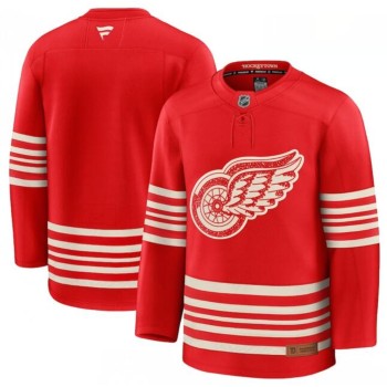 Youth Detroit Red Wings Blank Red 2025 Centennial Premium Stitched Hockey Jersey Youth Detroit Red Wings Blank Red 2025 Centennial Premium Stitched Hockey Jersey