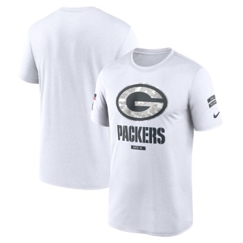 Men's Green Bay Packers White 2024 Salute To Service Legend Performance T-Shirt Men's Green Bay Packers White 2024 Salute To Service Legend Performance T-Shirt