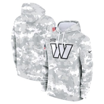 Men's Washington Commanders Arctic Camo 2024 Salute to Service Club Fleece Pullover Hoodie Men's Washington Commanders Arctic Camo 2024 Salute to Service Club Fleece Pullover Hoodie