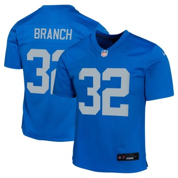 Youth Detroit Lions Brian Branch  Blue Alternate Game Jersey Youth Detroit Lions Brian Branch  Blue Alternate Game Jersey