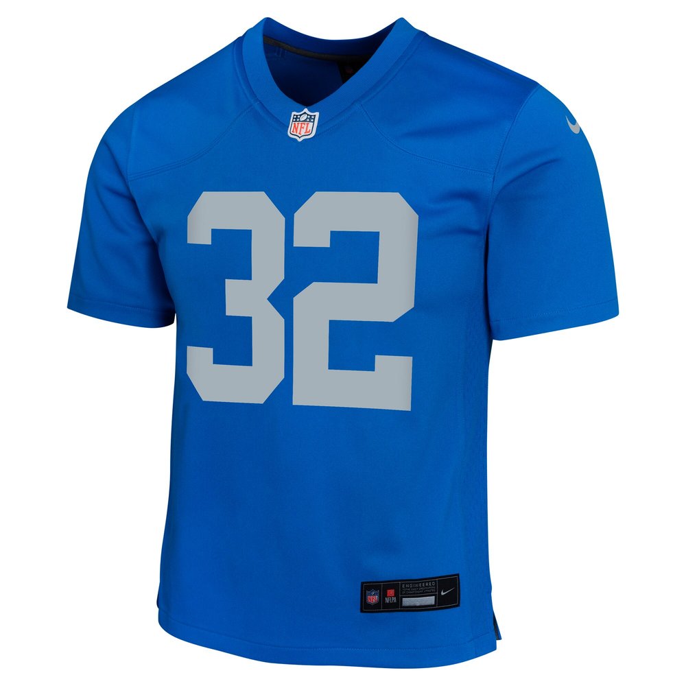 Youth Detroit Lions Brian Branch  Blue Alternate Game Jersey Youth Detroit Lions Brian Branch  Blue Alternate Game Jersey