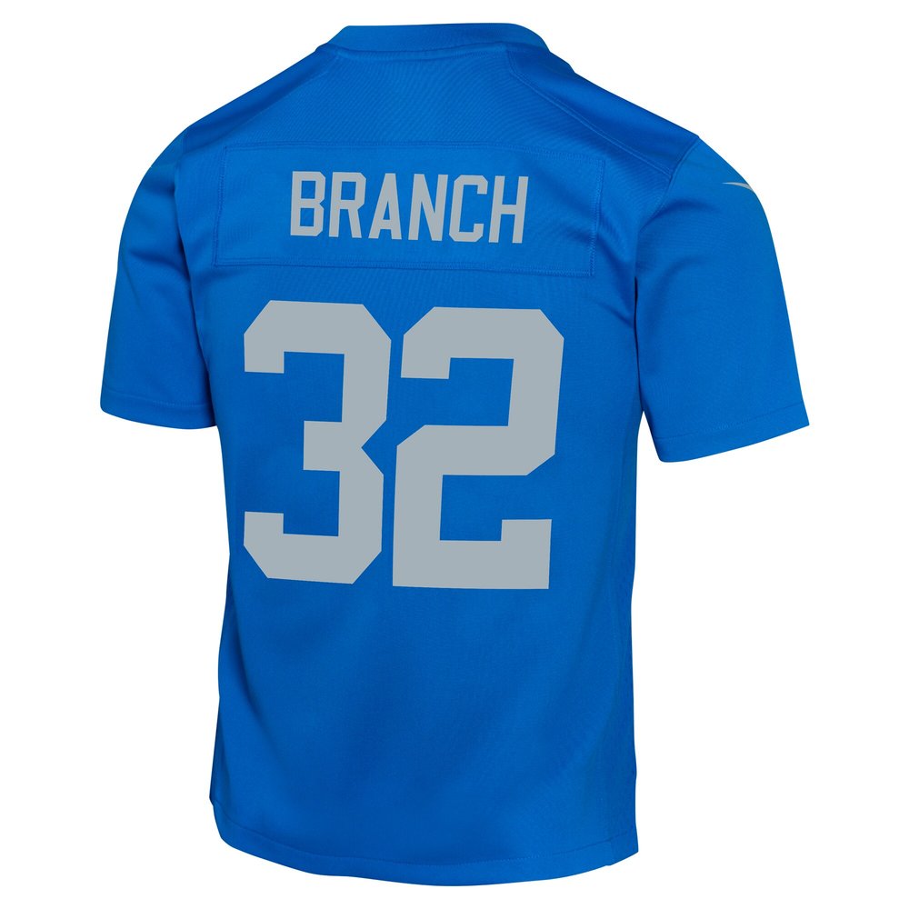 Youth Detroit Lions Brian Branch  Blue Alternate Game Jersey Youth Detroit Lions Brian Branch  Blue Alternate Game Jersey