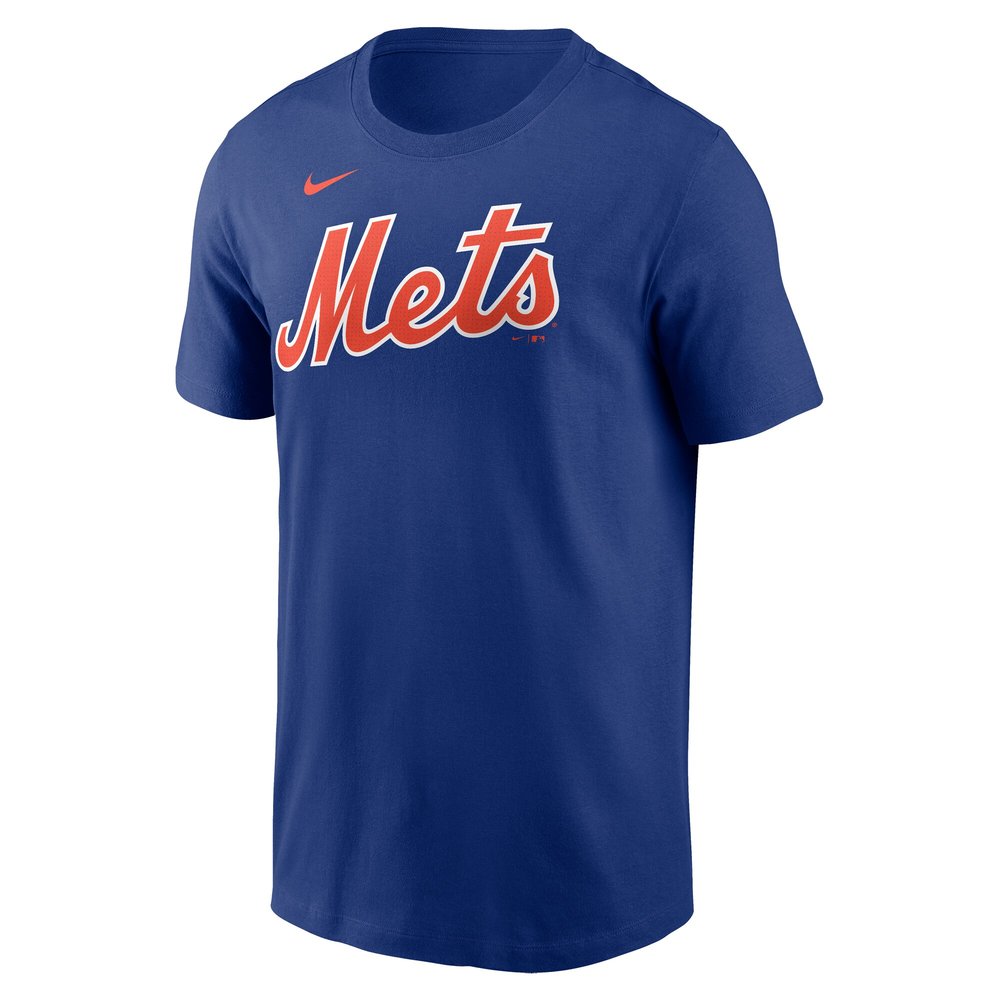 Men's New York Mets #22 Juan Soto Royal Fuse Name & Number T-Shirt