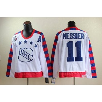 Rangers #11 Mark Messier White All Star CCM Throwback 75TH Stitched NHL Jersey Rangers #11 Mark Messier White All Star CCM Throwback 75TH Stitched NHL Jersey