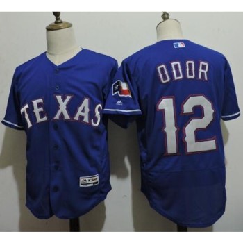 Rangers #12 Rougned Odor Blue Flexbase Authentic Collection Stitched MLB Jersey Rangers #12 Rougned Odor Blue Flexbase Authentic Collection Stitched MLB Jersey