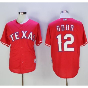 Rangers #12 Rougned Odor Red Cool Base Stitched MLB Jersey Rangers #12 Rougned Odor Red Cool Base Stitched MLB Jersey