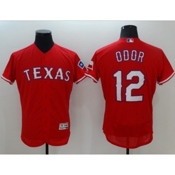 Rangers #12 Rougned Odor Red Flexbase Authentic Collection Stitched MLB Jersey Rangers #12 Rougned Odor Red Flexbase Authentic Collection Stitched MLB Jersey