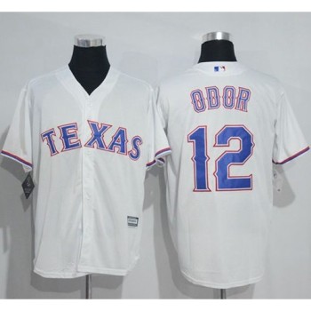 Rangers #12 Rougned Odor White New Cool Base Stitched MLB Jersey Rangers #12 Rougned Odor White New Cool Base Stitched MLB Jersey