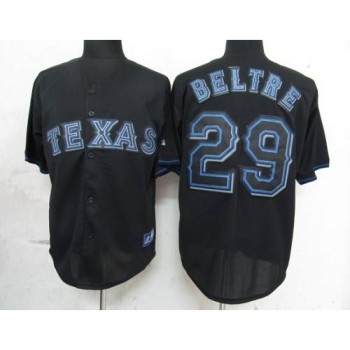 Rangers #29 Adrian Beltre Black Fashion Stitched MLB Jersey Rangers #29 Adrian Beltre Black Fashion Stitched MLB Jersey
