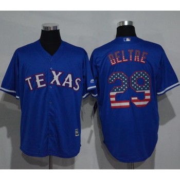 Rangers #29 Adrian Beltre Blue USA Flag Fashion Stitched MLB Jersey Rangers #29 Adrian Beltre Blue USA Flag Fashion Stitched MLB Jersey