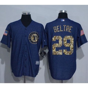 Rangers #29 Adrian Beltre Denim Blue Salute to Service Stitched MLB Jersey Rangers #29 Adrian Beltre Denim Blue Salute to Service Stitched MLB Jersey