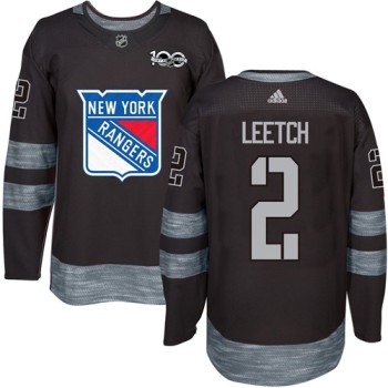 Rangers #2 Brian Leetch Black 1917-2017 100th Anniversary Stitched NHL Jersey Rangers #2 Brian Leetch Black 1917-2017 100th Anniversary Stitched NHL Jersey