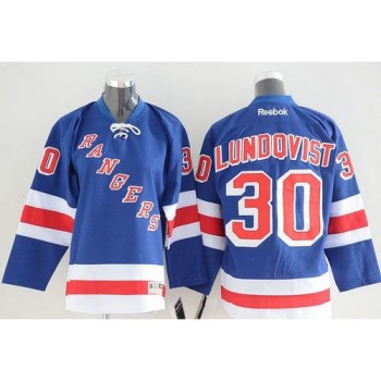 Rangers #30 Henrik Lundqvist Blue Home Youth Stitched NHL Jersey Rangers #30 Henrik Lundqvist Blue Home Youth Stitched NHL Jersey
