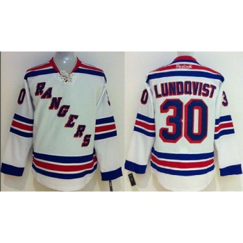 Rangers #30 Henrik Lundqvist White Stitched Youth NHL Jersey Rangers #30 Henrik Lundqvist White Stitched Youth NHL Jersey